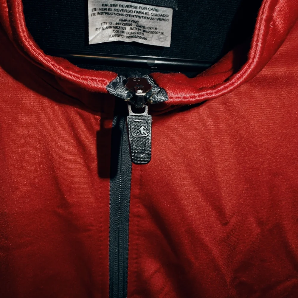 And1 Red and Black Lightweight Track Jacket Size XL